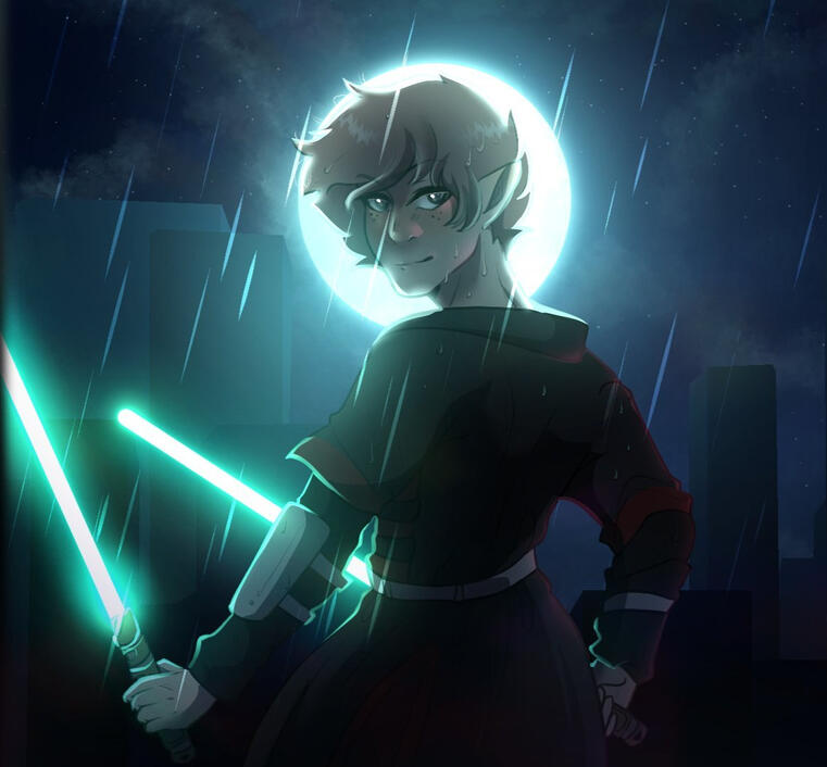 My Star Wars Sona Art by Zenelionn